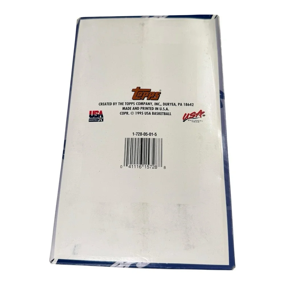 1995 Topps USA Basketball National Team Trading Cards 30 Sealed Packs Open Box